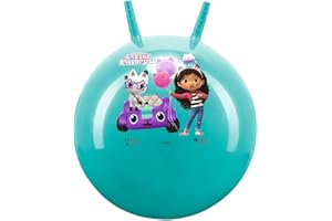 JOHN Palla rimbalzante Palla saltare Gabby´s Dollhouse, Ø 45-50cm verde perlescente