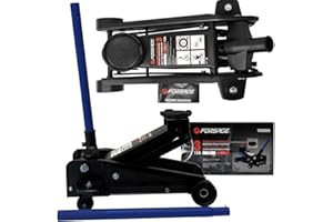 FORSAGEPOL Forsage Hydraulic Trolley Jack 3 Tonnes 145-465 mm Lifting Height with Safety Valve