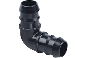 KEBONDS abrisa - Raccord coude cannelé pour micro irrigation - 16x16