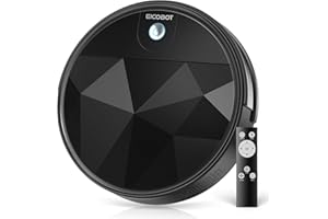 ‎EICOBOT EICOBOT R20 Saugroboter,Staubsauger Roboter,Anti-Verschränkung,schlank Roboterstaubsauger,130 Min,550ml Staubbehälter,Geeignet für Tierhaare,harten Boden und Low Pile Teppich, Eisenschwarz