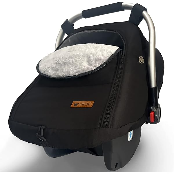 Versatile Baby Carseat Canopy Cover - Pink & Gray Ubuy