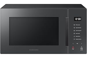 Samsung MS23T5018AC Bespoke Solo Microwave, 800W, 23 Litre, Charcoal