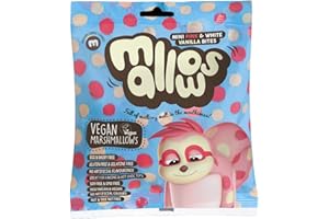 FREEDOM CONFECTIONERY Mini Pink & White Vanilla Marshmallows - 105g Packs - Vegan & 14 Allergy-Free