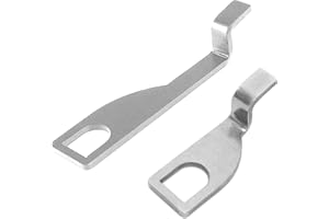 QUVBKZ 2-teiliges Verlängerungshaken-Set 10 cm + 15 cm, Heckklappenhalterung aus Edelstahl, Passend für T5T6 Bus/California/Camping/Mehrzweck-LKW Mit Heckklappe (2)