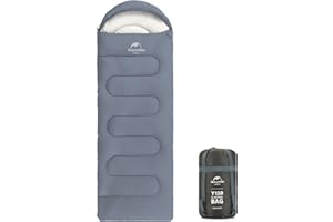 Naturehike Śpiwór z kopertą, 3 pory roku, z małym rozmiarem po spakowaniu, ultralekki, wodoszczelny, 220 x 85 cm, śpiwór dla dorosłych