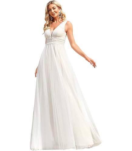 Abito Da Sposa In Pizzo Vintage Con Strascico - Senza Spalline, Taglie C-F, Bianco - Foto 5