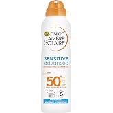 Garnier Ambre Solaire Sensitive Advanced G&uuml;neş Koruyucu Sprey Gkf 50+ 200 ml