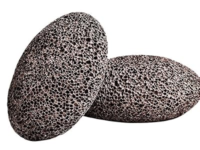 Chytaii 2x Chytaii Pierre Ponce Volcanique Naturelle pour Pieds Exfoliation Peau Morte