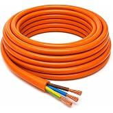 3x2,5 mm&sup2; TTR Kablo, Turuncu Seyyar Elektrik Kablosu Topraklı 3 Damarlı (40 METRE)