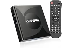 GREVA 8K Android TV Box Android 13.0 TV Box 2GB RAM 16GB ROM RK3528 Chipset Supporto 2.4/5.0GHz WiFi6 HDR10 Blutooth 5.0 USB3.0 Ethernet LAN HDMI 2.0 Internet TV-Box Smart 3D HD Client Streaming