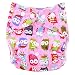 Happy Cherry Baby 7 Pack Washable Reusable Cloth Nappies Breathable Adjustable Snap 7pcs Pack Pocket Cloth Diaper