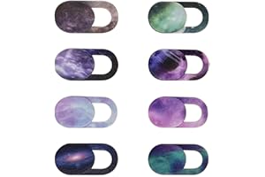 Cuxnoo Webcam-Abdeckung, ultradünn, für MacBook Pro, iMac, iPad Pro und mehr Laptop oder Tablet, bunt, 8 Stück