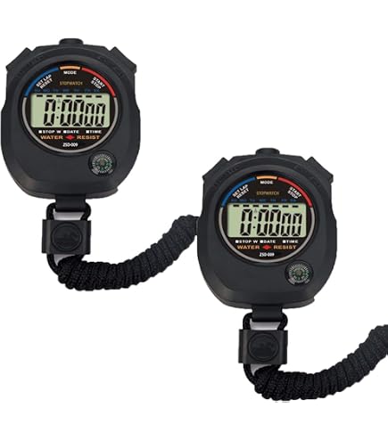 Chronomètre Professionnel Ultrak 495 – Mémoire 100 Tours, Compte à Rebours, étanche, écran Continu, Pour Sport Et Entraînement