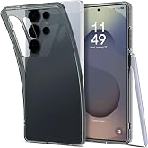 Spigen Galaxy S25 Ultra ile Uyumlu Kılıf Liquid Crystal Sararmaya Dayanıklı ince Gri Şeffaf Kapak - ACS08949 (Spigen TR Garan