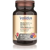 Validus Biotin + Keratin + Zinc 30 Tablet