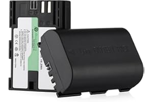 Powerextra 2 Stück Ersatzakku für LP-E6 zu EOS 60D 60Da 70D 80D 5D Mark II III 6D 7D Mark II