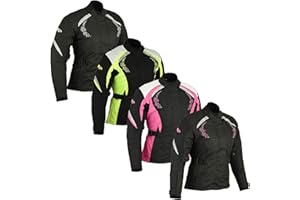 REXTEK Women Motorbike Motorcycle Armored Textile Cordura Waterproof Jacket Coat For Ladies Armoured Removeable Linning All Season Jacket