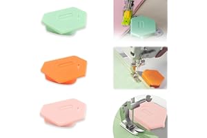 CLRZOL Magnetic Seam Guide for Sewing Machines, New Upgraded Multi-Purpose Tool, Polygonal Strong Magnetic Gauge, Multifunctional Polygonal Hem Guide with Scale Sewing Accessories (3 Colors)