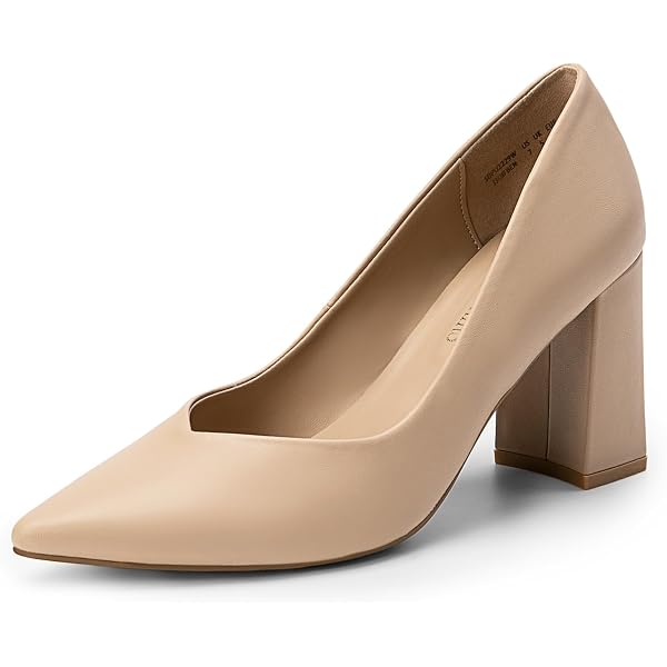 Décolleté Con Tacco Alto Da Donna DREAM PAIRS - In Pelle Sintetica, Tacco 8,7 Cm, Per Ufficio E Occasioni Speciali