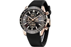 BY BENYAR Orologio Uomo Elegante Movimento Al Quarzo Sportivo Alla Moda Cronografo Business Orologi Uomo 3amt Impermeabile E Antigraffio Regalo Da Uomo