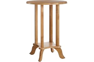 Premier Housewares 2402246 Tisch, Gummibaum (Hevea), Natur, klein