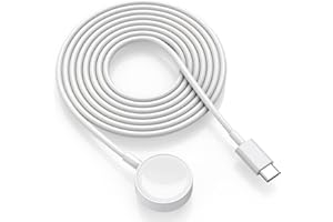 DURACELL Chargeur Apple Watch [Apple Certifié MFi] 2023 Apple Watch de Charge Rapide Magnétique USB‑C(1 m) Câble, sans Fil Station de Charge Rapide Magnétique Compatible Apple Watch Series 8/7/6/SE/5/4/3/2/1