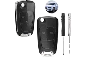 ALPPIHYM Llave de Coche - Compatible con Astra J, Antara Astra Antara Corsa Zafira Vectra Tigra BFunda de para Llaves de Coche - Funda para Llave (Juego de 2)