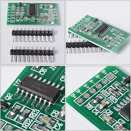 WINGONEER Wägesensors AD Modul Dual Channel 24 Bit A/D Wandlung HX711 Abschirmung - 4