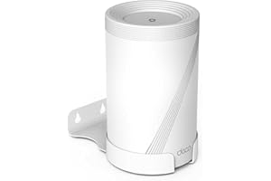 Bangcheer Wandhalterung für TP-Link Deco BE63/BE65/BE10000 Mesh Wi-Fi 7-System, platzsparend, Aluminiumlegierung, Wandhalterung mit Kabelaufbewahrung, einfache Installation, Weiß, 1 Stück