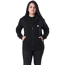 Parsa Fashions Ladies Plain Zip Up Hoodie Womens Fleece