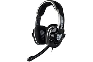 Sades in-ear Gaming cuffie nero Black/White