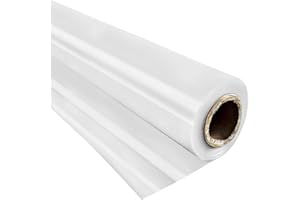 Peyca Plástico térmico Especial Invernadero Transparente 8 Metros de Ancho 800 galgas. Plástico agrícola protección huertos. Ideal para Micro invernaderos. (Metro Lineal)