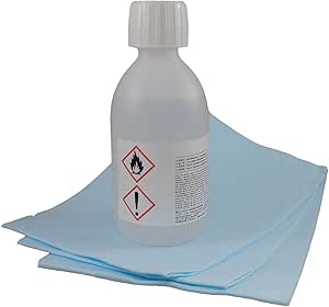 SHL 250ml Isopropanol 99.9% (IPA), CHILD PROOF CAP and CLOTH
