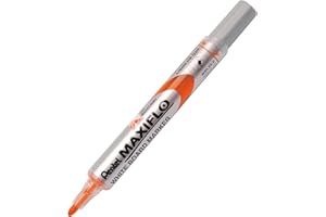 Pentel Maxiflo Green Label Marqueur pour Tableau Blanc à Pointe conique Orange