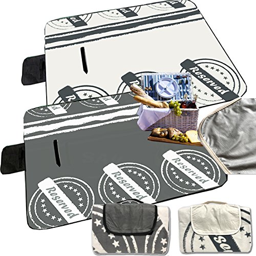 XXL Picknickdecke von JEMIDI Riesen 200cm x 200cm (4m²) oder 200cm x 180cm Campingdecke Schwimmbaddecke Strand Reise Decke Matte Strandmatte Campingmatte XL Stranddecke - 6