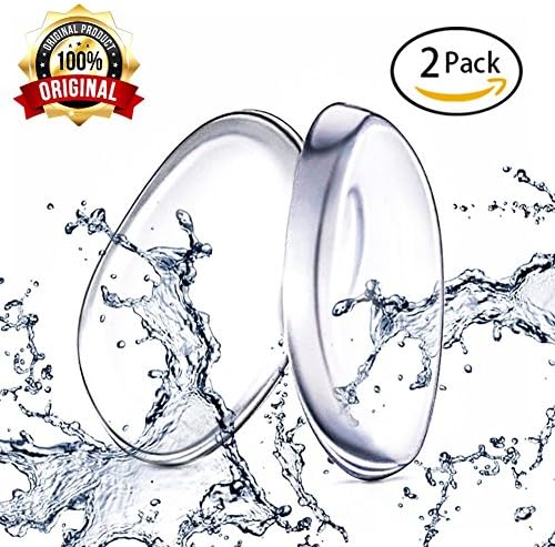 Silicone Makeup Sponge [2 pack] - Beauty Blender Foundation Makeup Sponges Face Blending Cosmetic Powder Puff Silicone Makeup Applicator [Clear]- Flawless Application of Liquid Concealer BB Cream Makeup Tool with Case