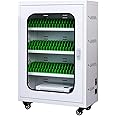 ANYURAN Rechargeable Mobile Phone Charging Cabinet, 60-Slot Device Mobile Charging Station and Storage Cart, Portable Cellphone Charging Locker, Ideal for Students and Employees