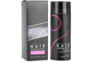 PONGNAS Fibre della costruzione dei capelli per capelli naturalmente pi¨´ spessi e pi¨´ pieni, 0.88 oncia(Marrone scuro)