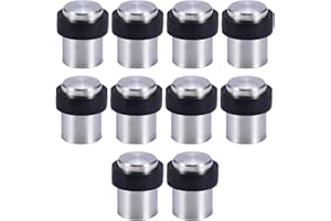 Aulyun 10 X Butoir de Porte de Sol 4.5 cm en Acier Inox Arrêt de Porte Butoir Bloque Porte