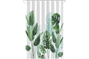 ‎LOTI LIVING Loti Living Zasłona prysznicowa 120 x 200 cm – odporna na pleśń i działanie wody - tkanina poliestrowa - z taśmą obciążającą - w zestawie z haczykami - Strelitzia