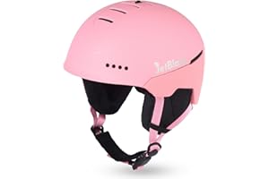 JetBlaze Ski Helmet Mens Women Unisex Ski Helmet Snow Sports Helmet With Vents ABS/PC Shell EPS Core For Skiing Snowboard Snow Helmet For Adults Youth