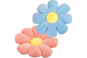 Asfrode 2 cuscini floreali a forma di fiore, cuscino da pavimento, cuscino per divano letto, cuscino interno per camera da letto, divano, sedia