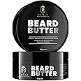 Rawls Beard Butter for Thick Beards - Strong Hold & Softens - with Almond Oil & Shea butter- Natural Beard Balm for Styling, Nourishing & Conditioning Mustache Care & Leave-In Conditioner 50g