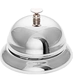 ROMISBABA Tischglocken 2 Stück - Metall Serviceglocken Für Restaurant Und Hotel