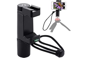 HYGJ Tmom Tragbarer Gimbal Stabilisator für iPhone 12/11/X und Android-Smartphone, Handheld Gimbal Selfie Grip Handy Stabilisator für Vlogging Live YouTube Video Aufnahme