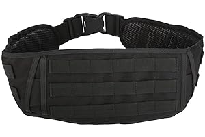 Asixx Battle Belt, Lightweight Military Battle Belt oder Padded Patrol Belt, Tactical Taille Padded Belt Geeignet für Molle-System