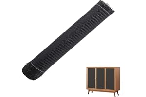 TWSOUL Vienna, treccia in rattan, larghezza cm e resistente alla muffa, impermeabile, in plastica a nido d'ape intrecciata, per progetti fai da te (2 m x 50 cm, nero)