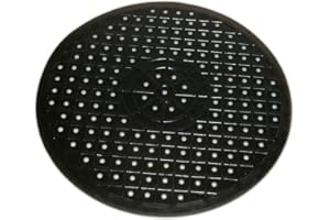 POHOVE Mantel individual para fregadero con aislamiento térmico de secado rápido, multifuncional, cocina, hogar, platos, baño, antideslizante, mesa de goma suave (redonda), color negro