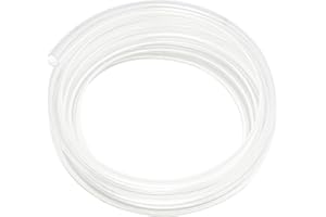 MEKSULAR 8mm ID x 11mm OD - 3m Length PVC Clear Hose Vinyl Tubing, Food Grade Plastic Flexible Tube Pipe for Transfer Water Oil air