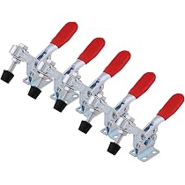 E-TING Knebelklemme Schnellspanner – 225D, Haltekraft 227 Kg, Mit Gummispitze, Für Holz- & Schweißarbeiten